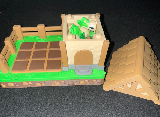 Mini Vegetable Tic Tac Toe