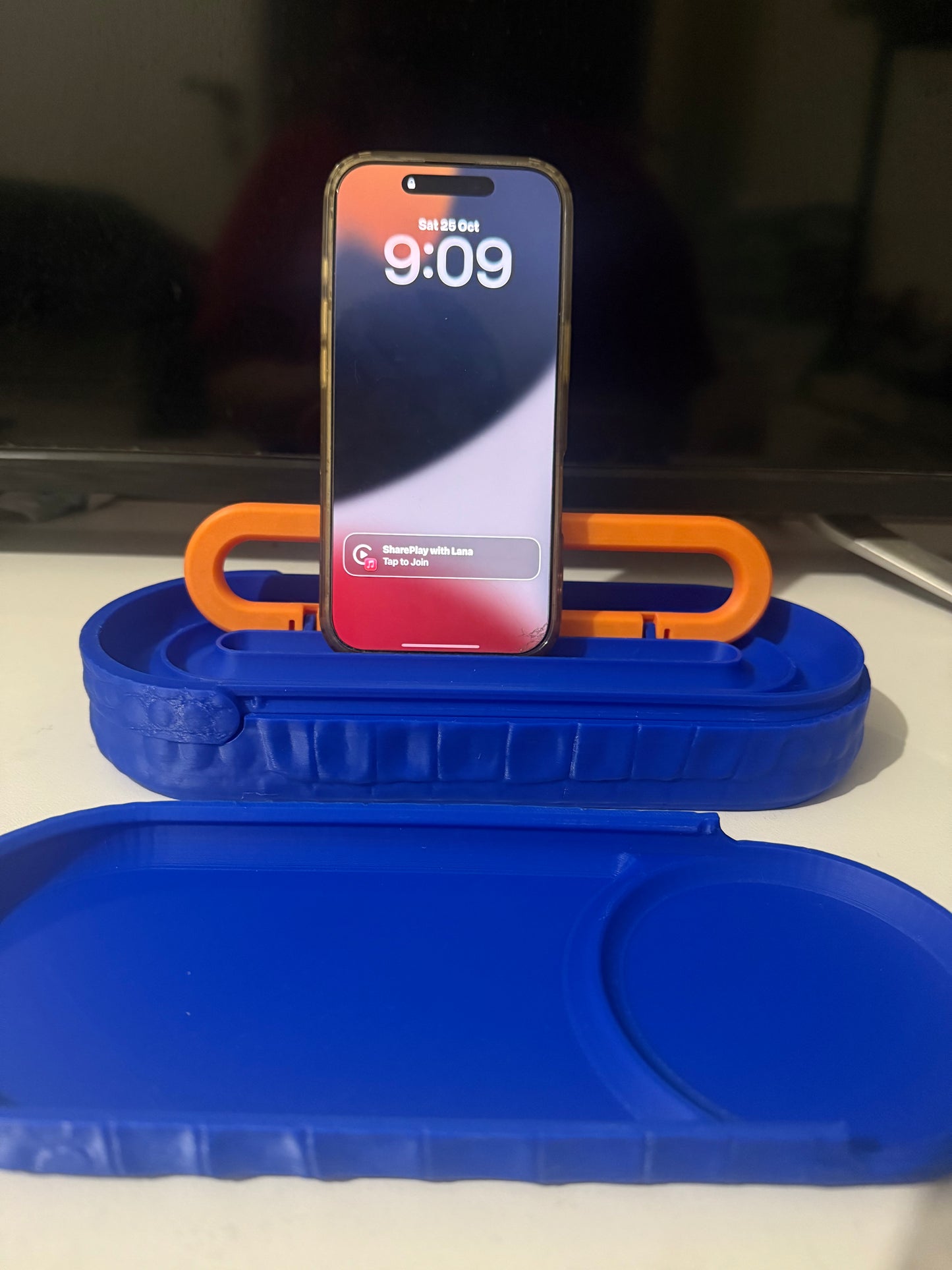 Croc-Scaled Desk Organiser