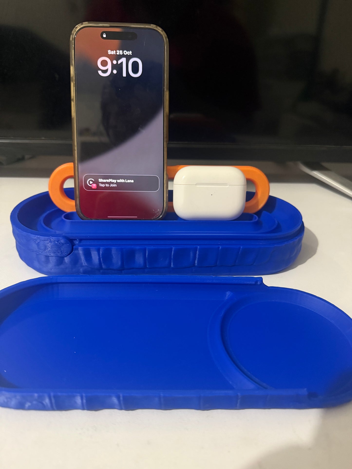 Croc-Scaled Desk Organiser