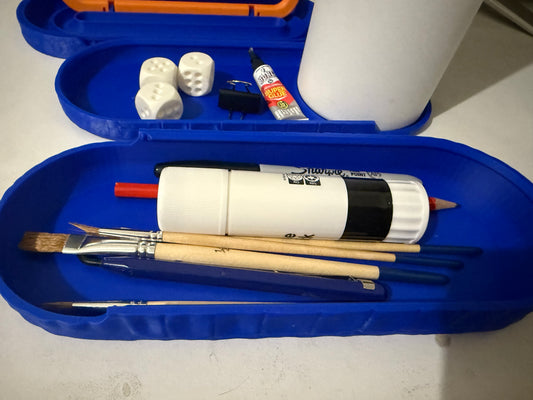 Croc-Scaled Desk Organiser