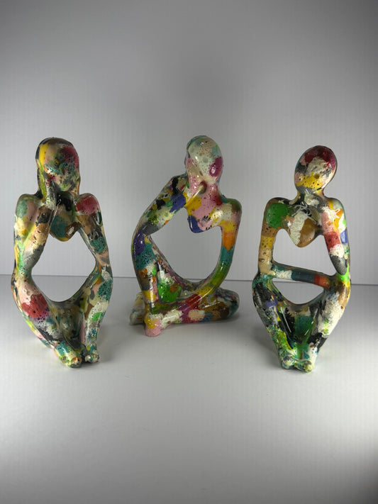 Set of 3 Thinking Figures