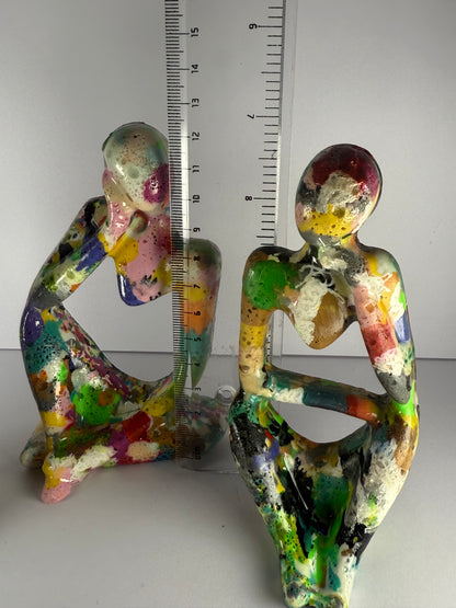 Set of 3 Thinking Figures