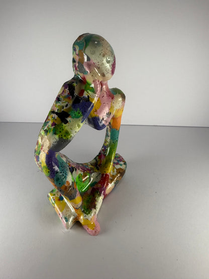 Set of 3 Thinking Figures